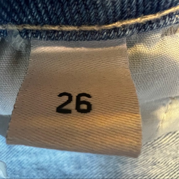 Vervet Women's High Rise Distressed Straight Denim Jeans. Sz 26 - Picture 9 of 15